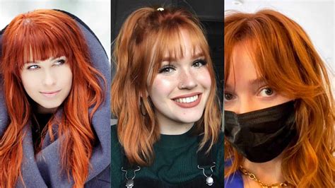 redhead bangs|What Redheads Need to Know About Bangs .